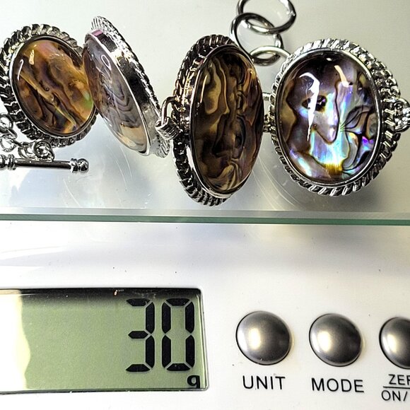 Unique Abalone Biwa Shell Bracelet - Picture 12 of 12